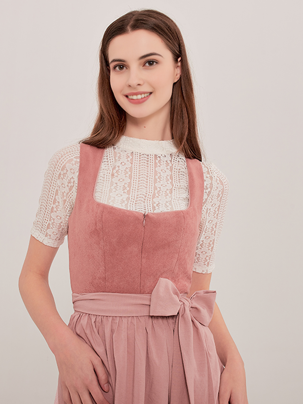 Elegantes rosa Dirndl von Ehreer